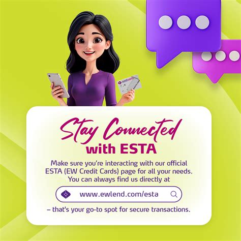 https://www.ewlend.com/esta|ESTA CHATBOT .